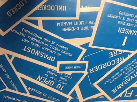 Aerosigns Aircraft Placards and Markings | Aviation Graphics & Decals